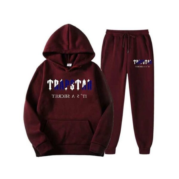 Brązowy Kolor Trapstar Dres