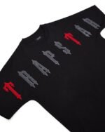 Koszulka Trapstar Arch Chenille Decoded 2.0 – Czarno/Czerwona - obrazek 3