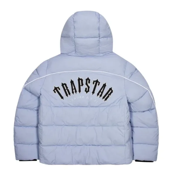 Kurtka Puchowa Trapstar Irongate Arch – lodowy Błękit