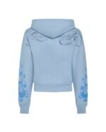 Love on Fire Trapstar X Ed Hardy Women’s Hoodie – Light Blue - obrazek 3