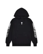 Trapstar Between The Lines Hoodie – Black