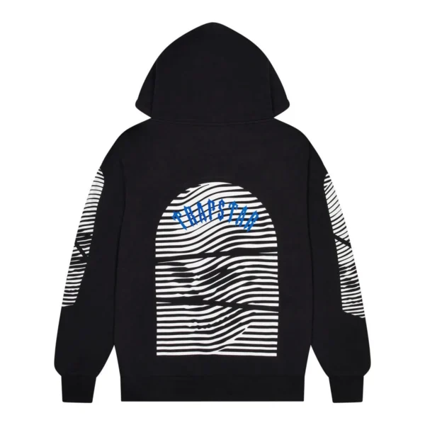 Trapstar Between The Lines Hoodie – Black