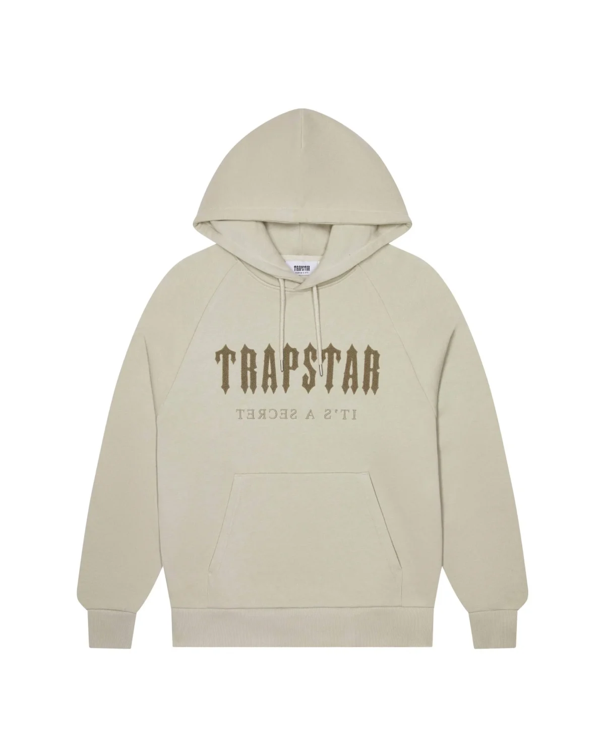 Trapstar Chenille Decoded Hoodie – Oatmeal