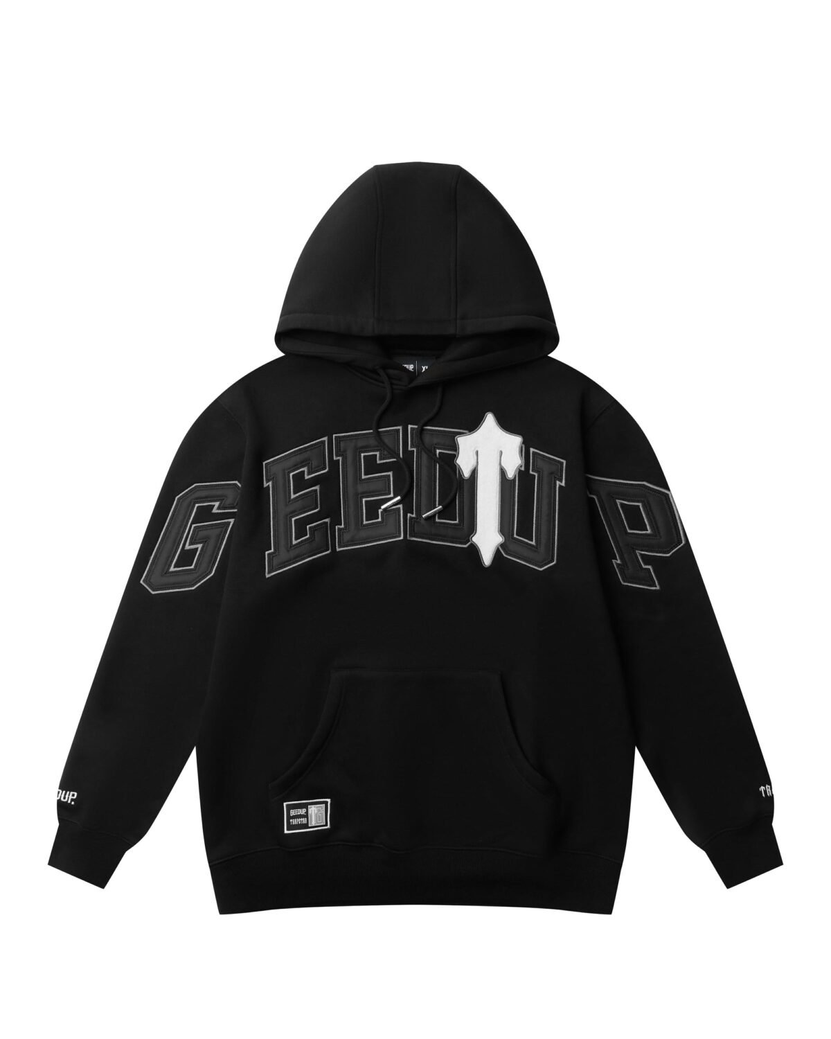 Trapstar X Geedup Irongate Logo Hoodie – Black