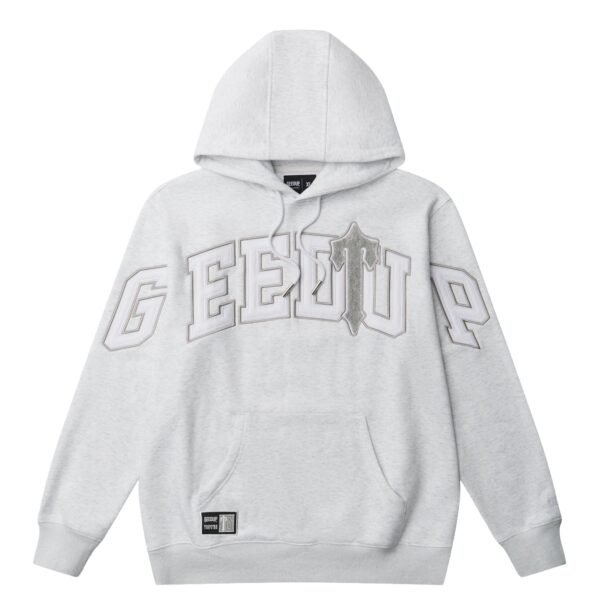 Trapstar X Geedup Irongate Logo Hoodie – Grey