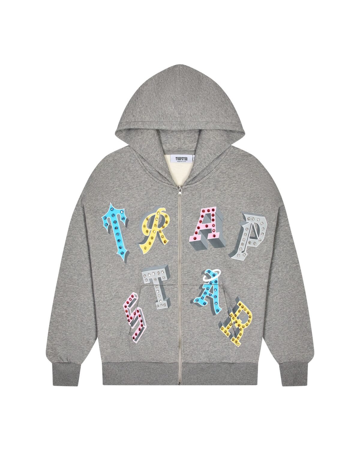 Bluza Trapstar Wildcard Na Zamek – Szara