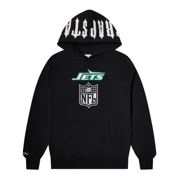 Bluza Z Kapturem Trapstar X Nfl Jets – Czarna