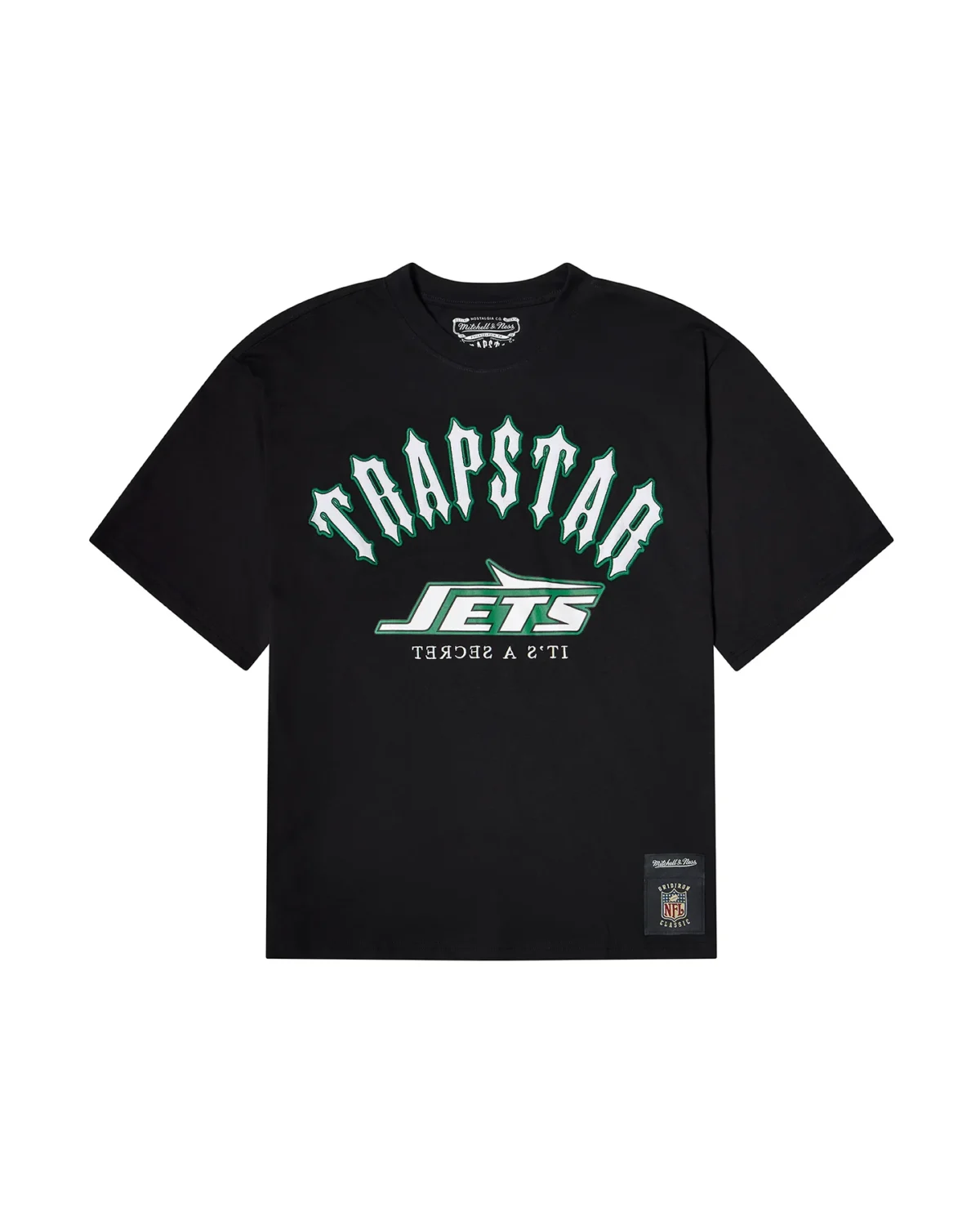 Koszulka Trapstar X Nfl Jets Irongate Z Logo – Czarna