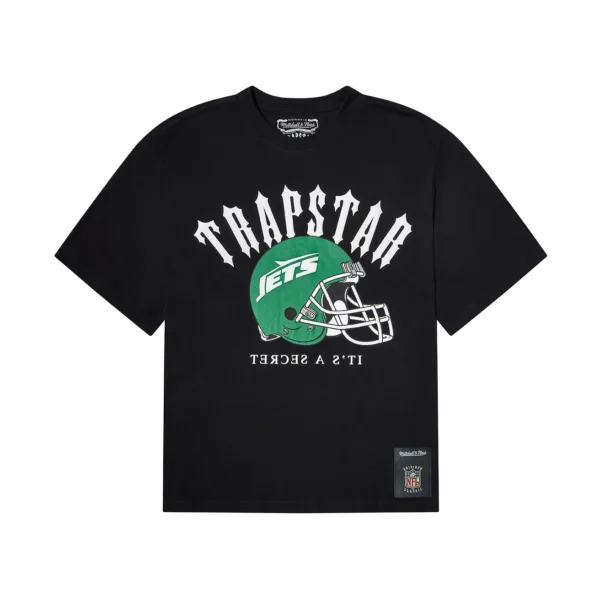 Koszulka Z Hełmem Trapstar X Nfl Jets Irongate – Czarna