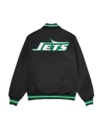 Kurtka Bomberka Trapstar X Nfl Jets Satin – Czarna - obrazek 3