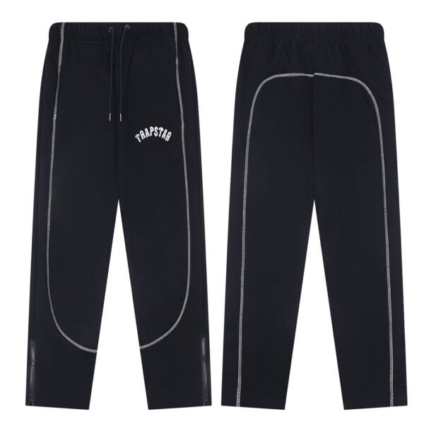 Spodnie Dresowe Trapstar Arc Logo Contrast – Czarne