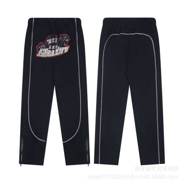 Spodnie Dresowe Trapstar Shooters Logo – Czarne