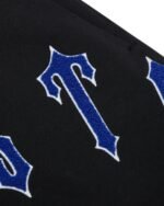 Szorty Trapstar Chenille Decoded 2.0 – Czarno-Fioletowe